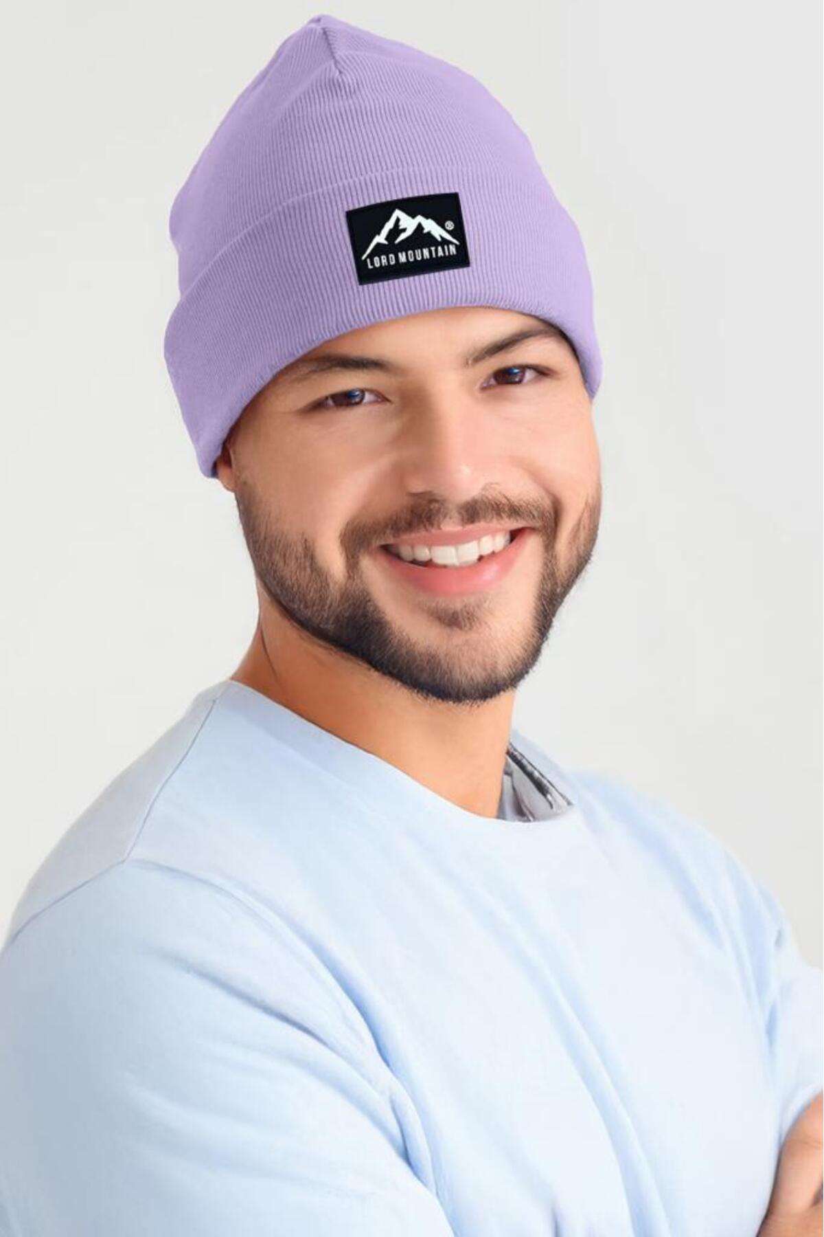 Unisex Kışlık Bere Şapka Düz Logolu Yumuşak Erkek -Kadın Bere