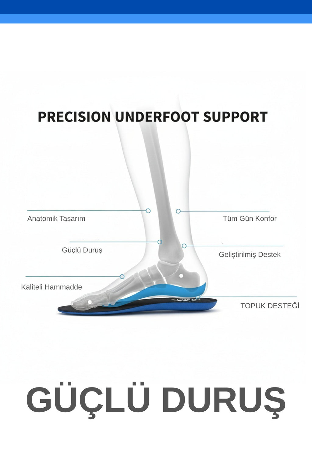Soft Walk Comfort Rahat Ortopedik Tabanlık Yumuşak Tabanlık Spor Ayakkabı Tabanlığı | Lmısw01