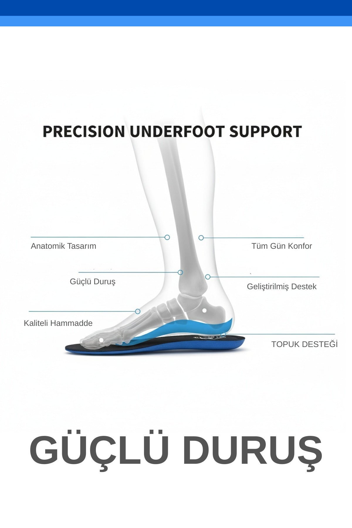 Soft Walk Comfort Rahat Ortopedik Tabanlık Yumuşak Tabanlık Spor Ayakkabı Tabanlığı | Lmısw01