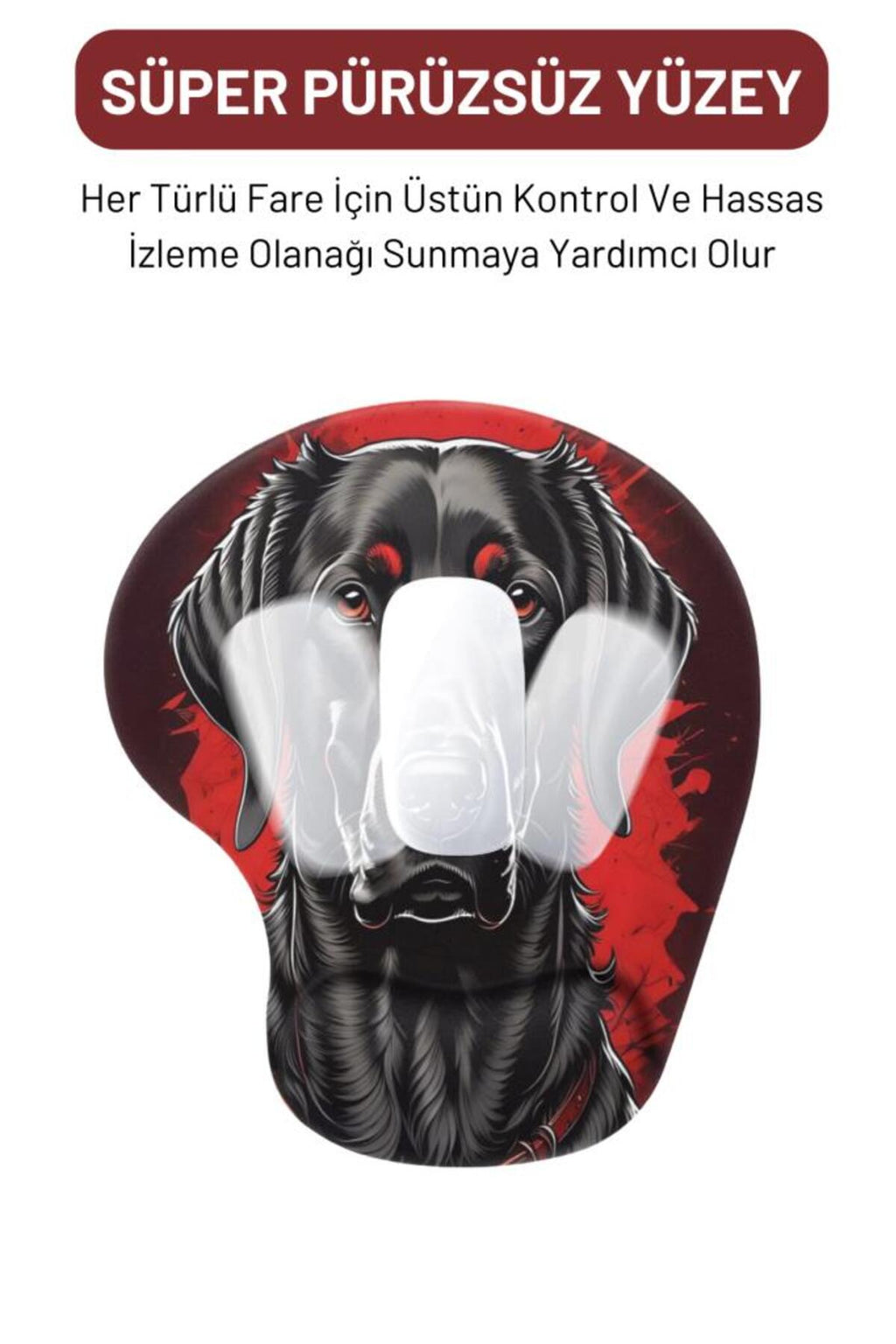 Dark Dog Bilek Destekli Mouse Pad