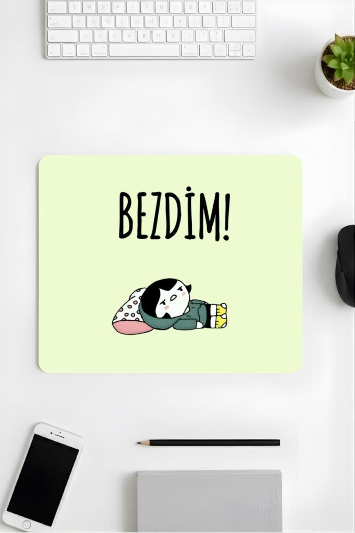18x22 Cm Desenli Mouse Pad Uyuyan Kedi Baskılı Tasarımlı Mouse Pad,Ofis Aksesuarları Sleepy Cat