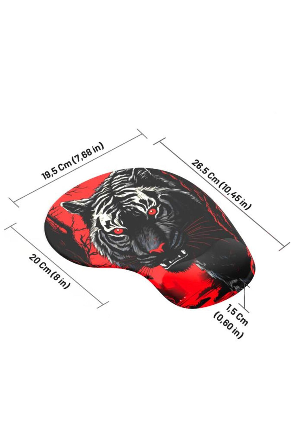 Black Tiger Bilek Destekli Mouse Pad