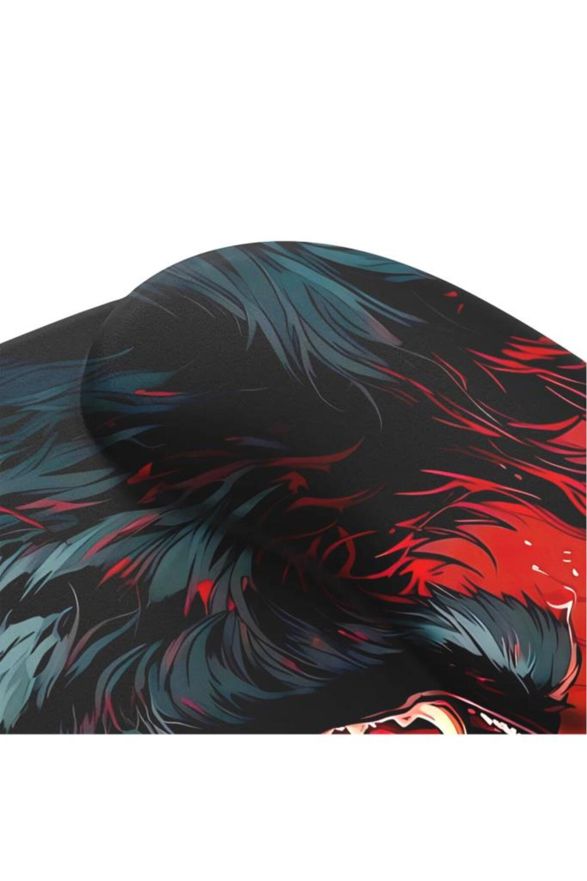 Angry Tiger Bilek Destekli Mouse Pad