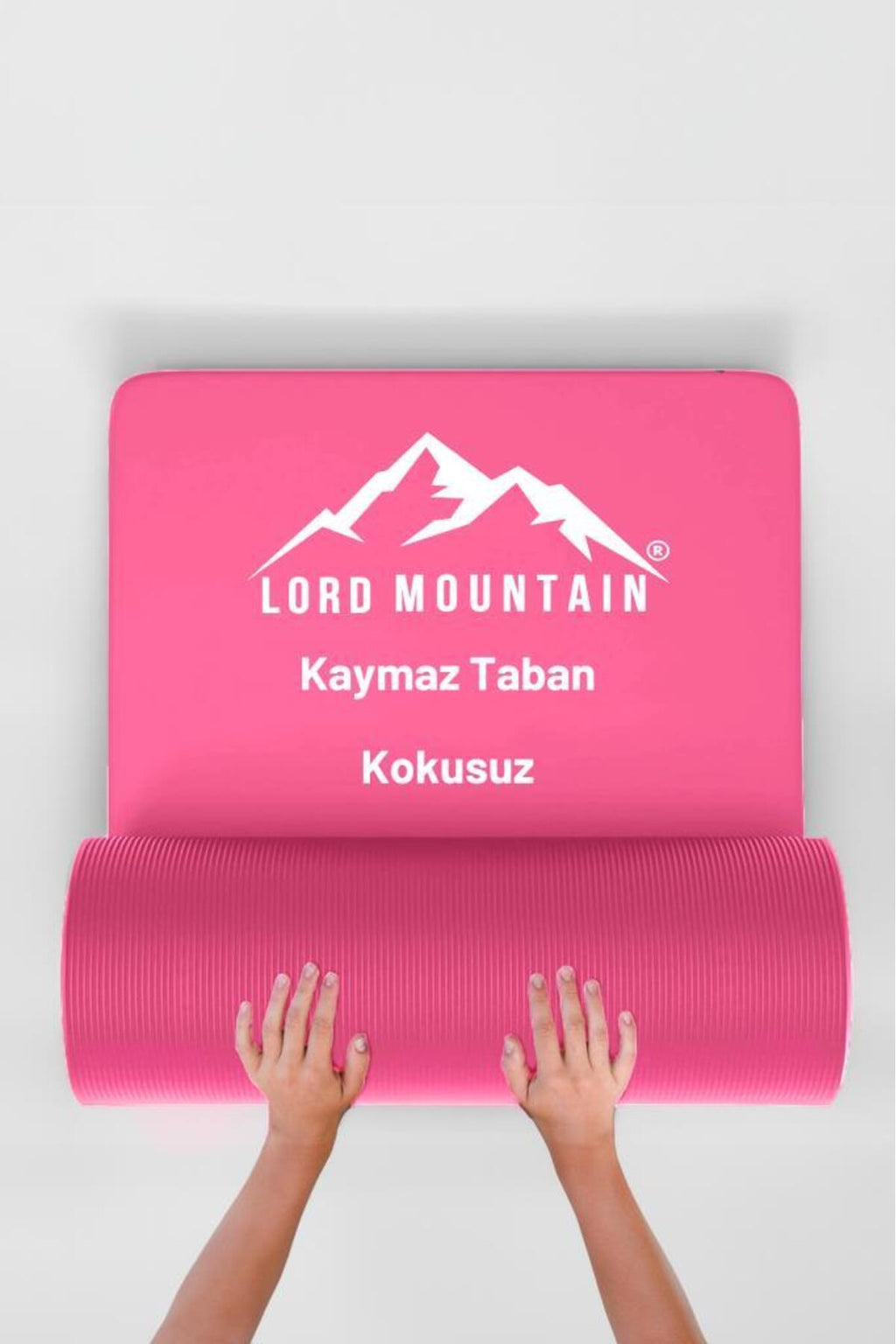 Premium Pilates Yoga Matı,Spor Matı,Egzersiz Matı,Pilates Minderi,Kaymaz Taban,180x55 cm 10 mm