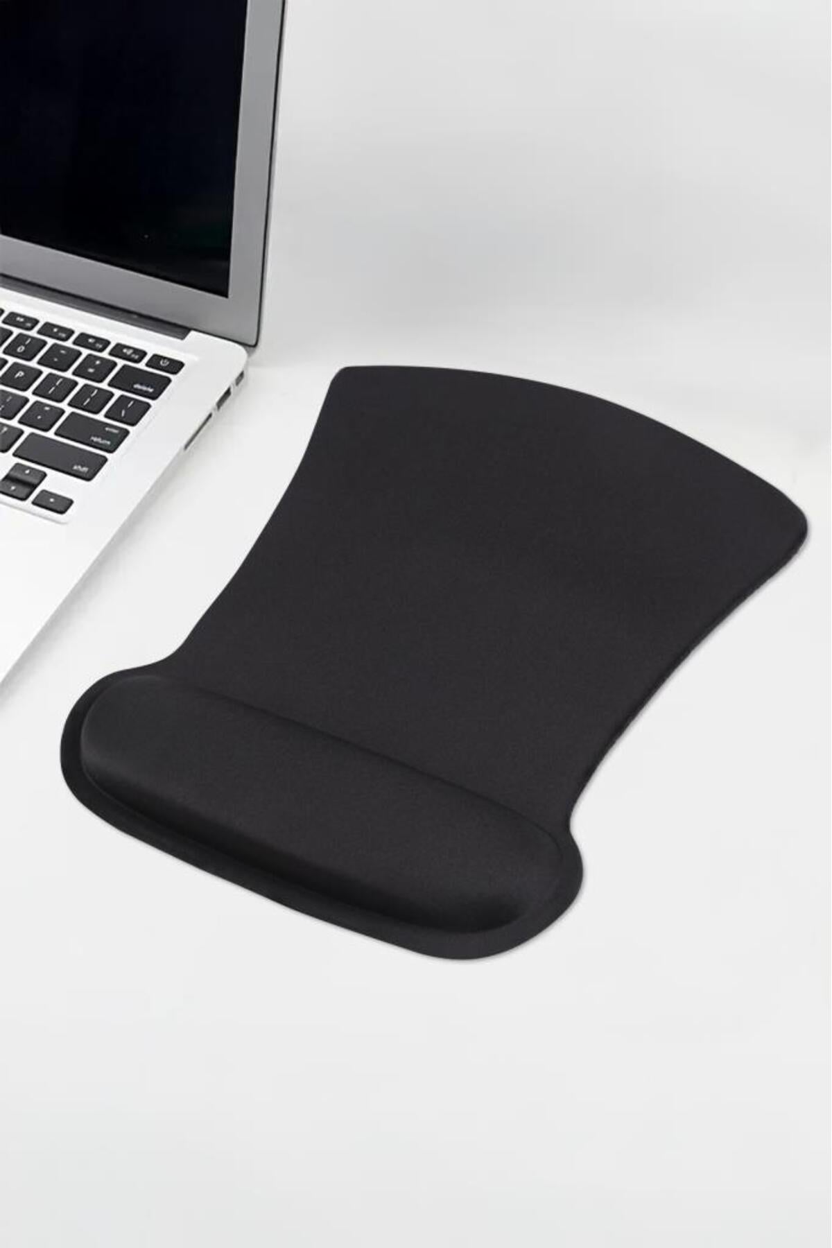 FlexPad Bilek Destekli Konfor Kaymaz Ergonomik Mouse Pad Siyah