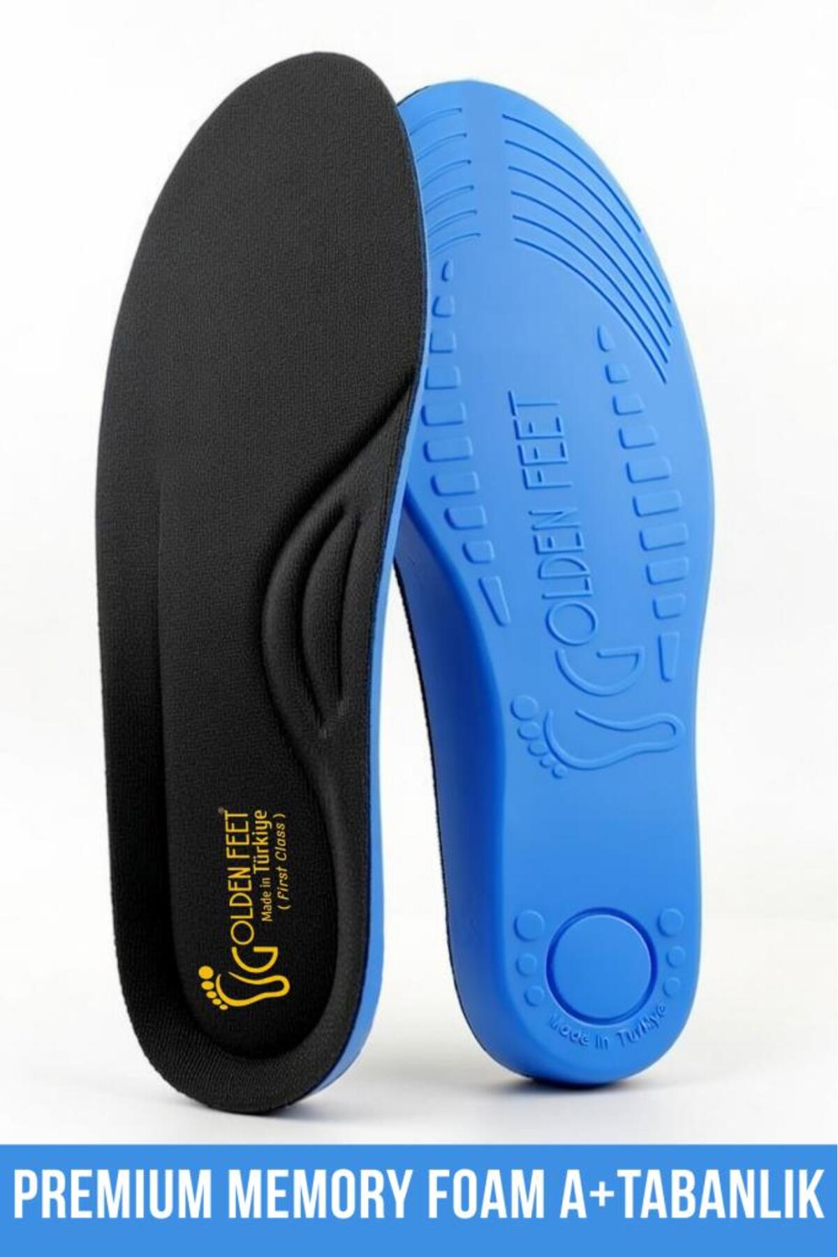 Golden Feet Memory Foam Ortopedik Tabanlık Rahat Yumuşak Konforlu Destekli Günlük Spor Erkek Kadın