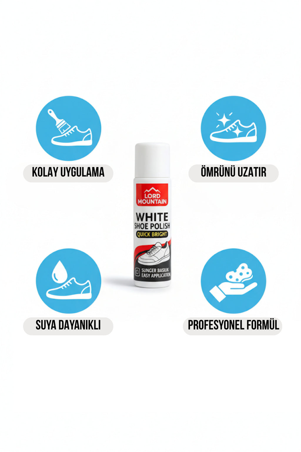 Beyaz Ayakkabı Boyası – Hızlı ve Kolay Beyazlık 75ml