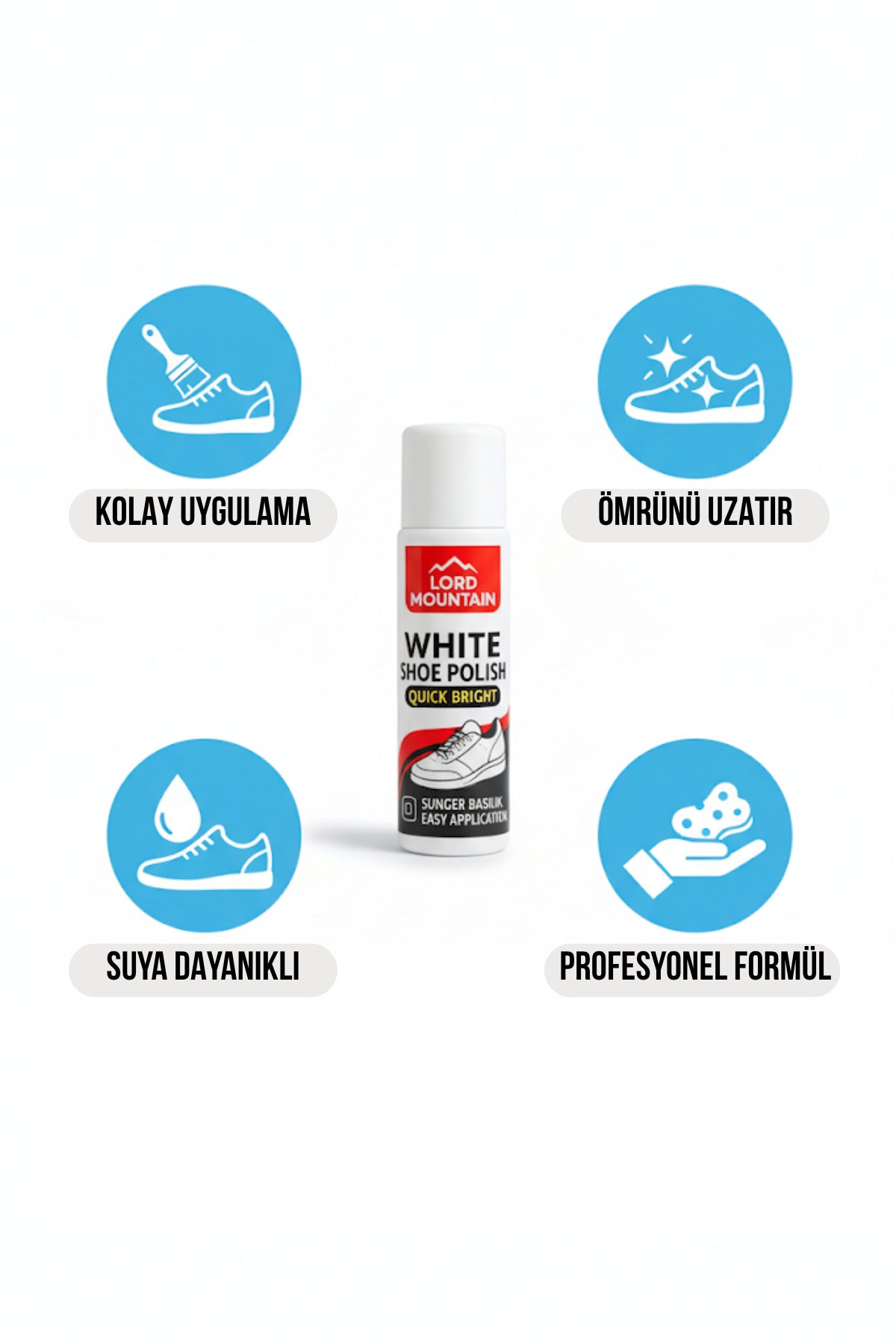 Beyaz Ayakkabı Boyası – Hızlı ve Kolay Beyazlık 75ml