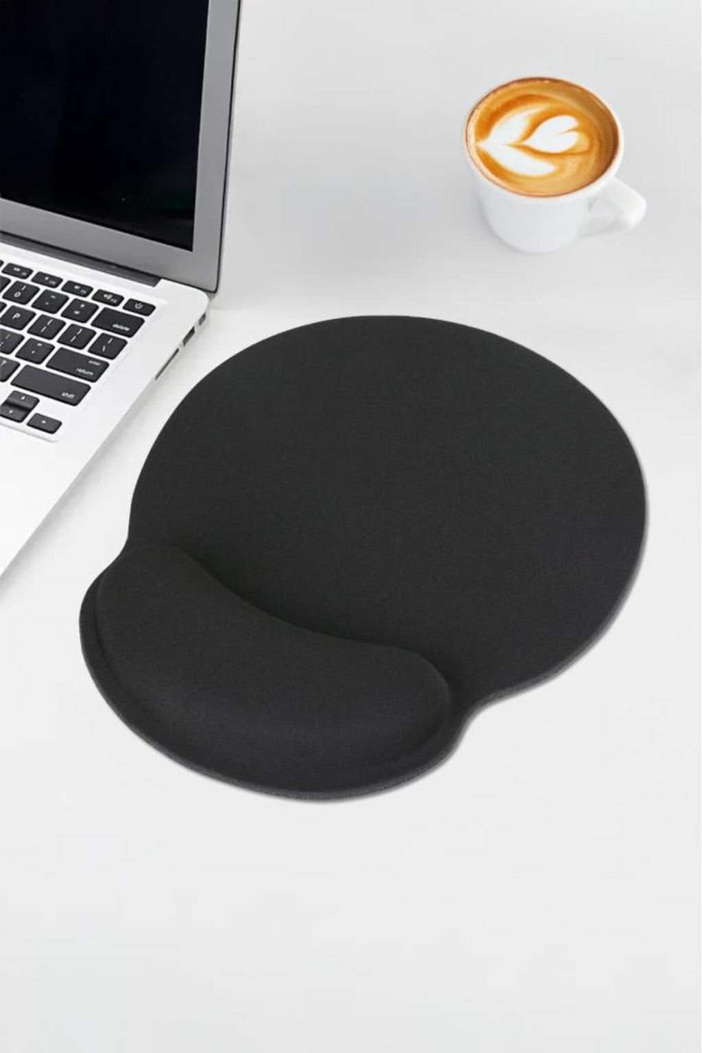 ComfiPad Bilek Destekli Konfor Kaymaz Ergonomik Mouse Pad Siyah