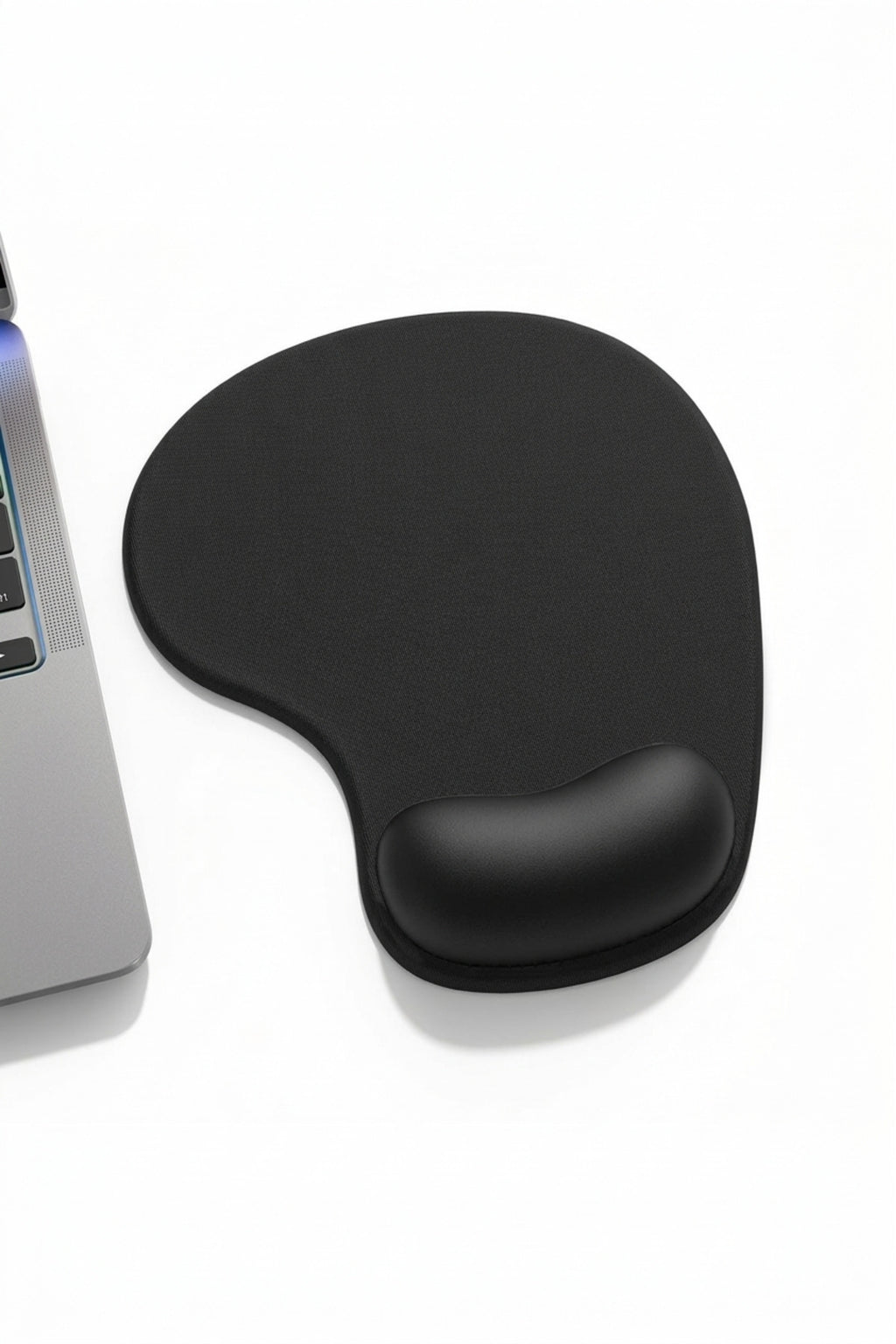 Bilek Destekli Mouse Pad Ergonomik Konforlu Kaymaz Mouse Pad Siyah