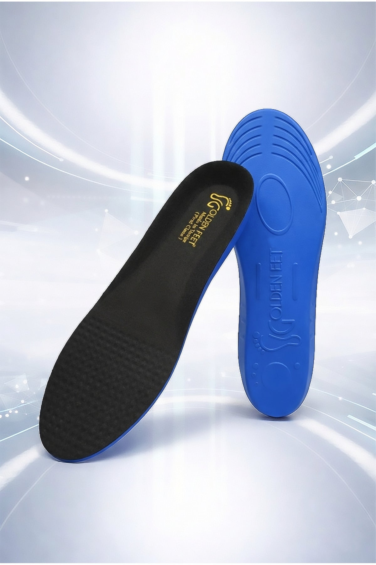 Golden Feet Ark Destekli Ortopedik Tabanlık Rahat Yumuşak Konforlu Destekli Günlük Spor Erkek Kadın