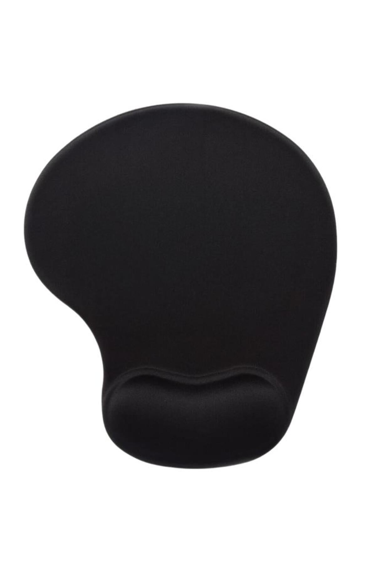 SoftRest Bilek Destekli Konfor Kaymaz Ergonomik Mouse Pad Siyah