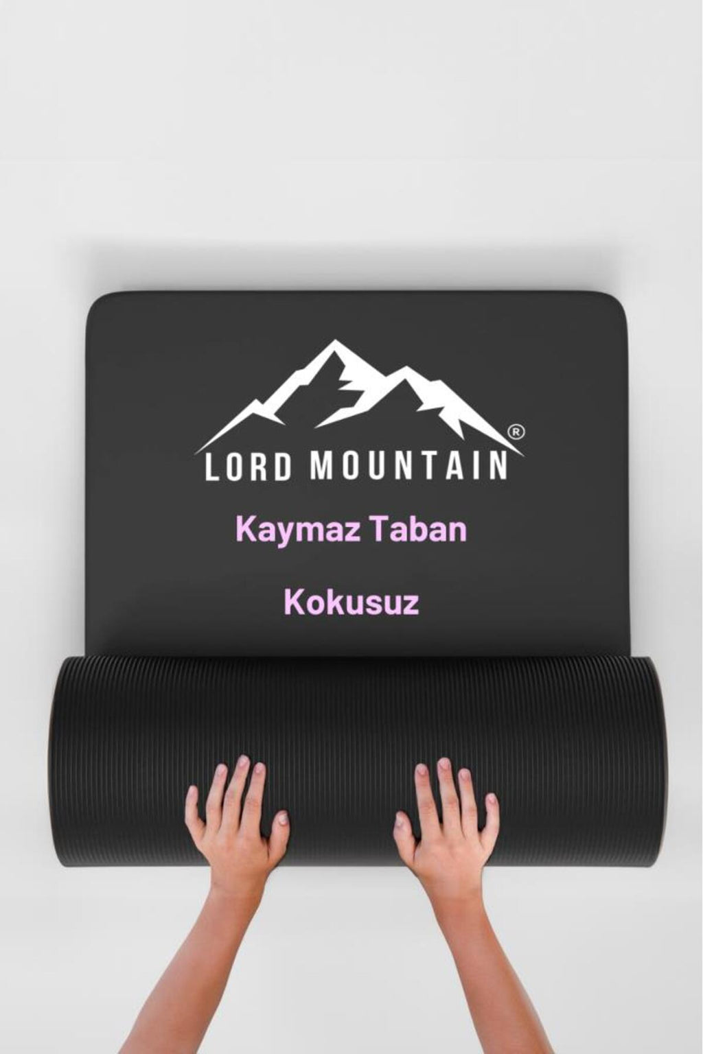 Premium Pilates Yoga Matı,Spor Matı,Egzersiz Matı,Pilates Minderi,Kaymaz Taban,180x55 cm 10 mm