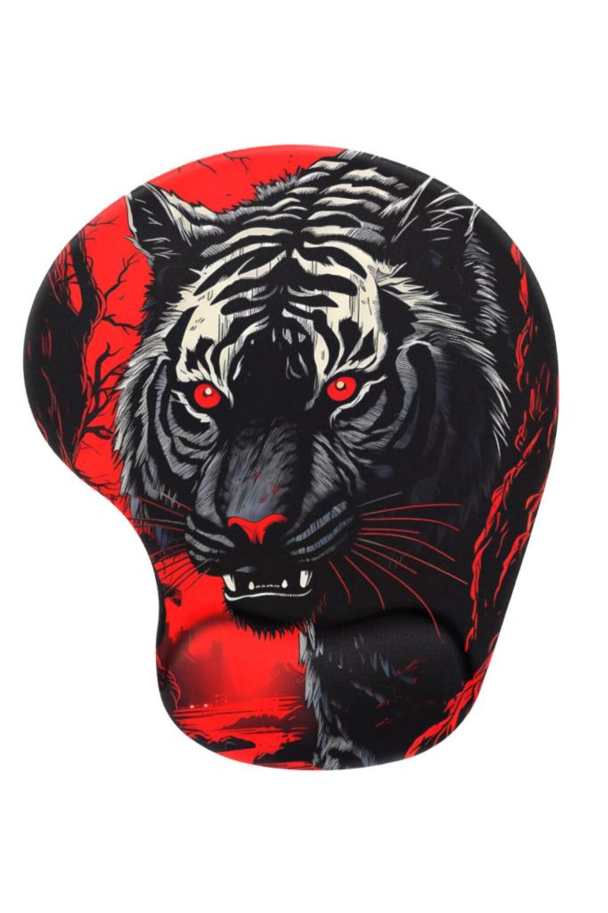 Black Tiger Bilek Destekli Mouse Pad
