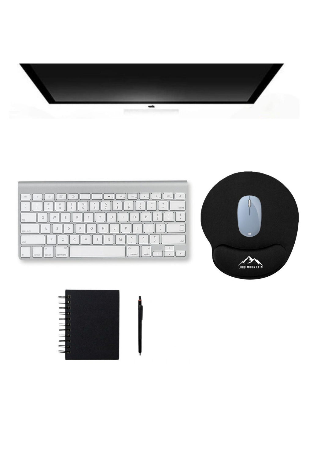 Siyah Bilek Destekli Ergonomik Kaymaz Taban Rahat,konforlu,mouse Pad