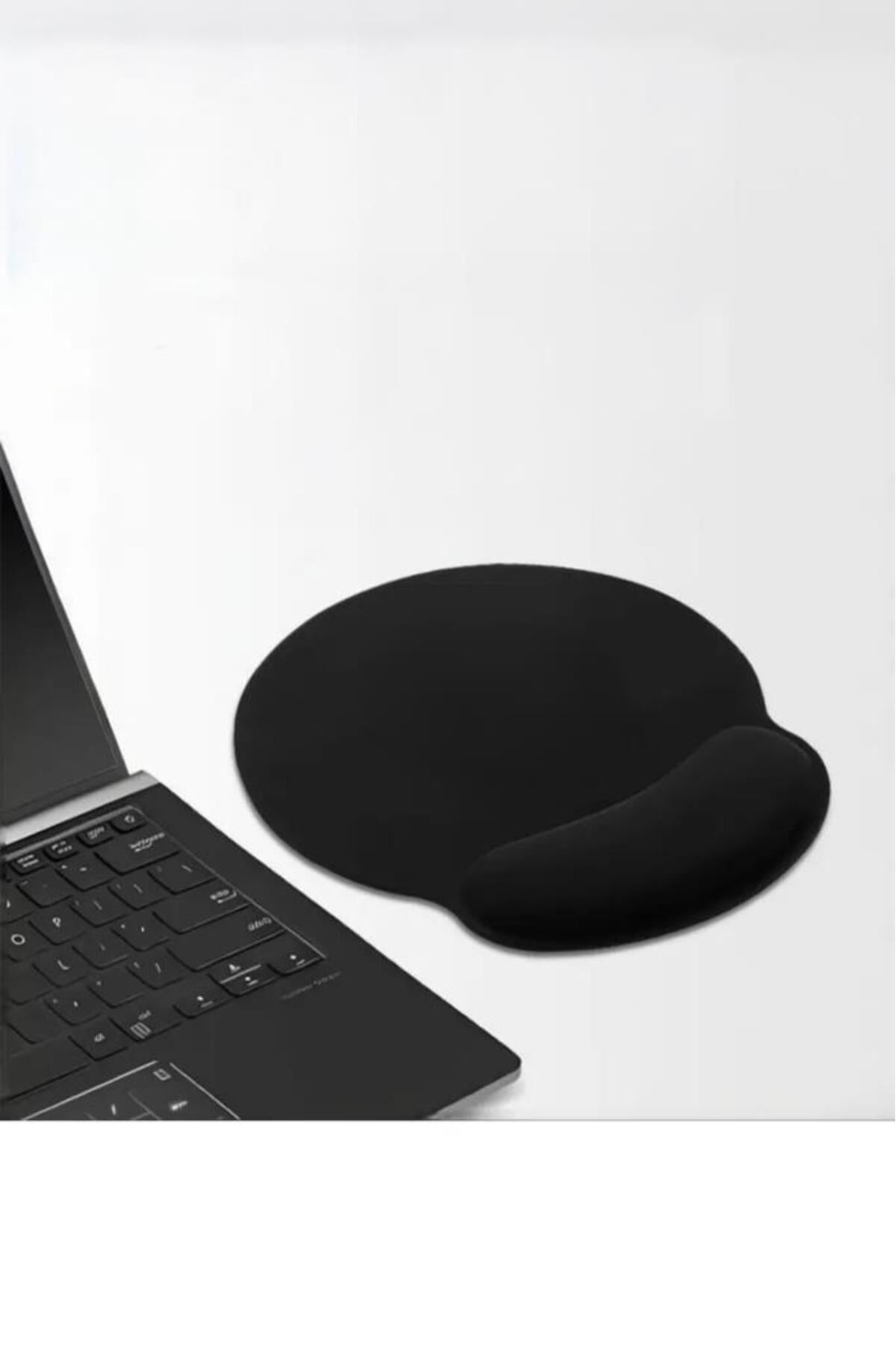 ComfiPad Bilek Destekli Konfor Kaymaz Ergonomik Mouse Pad Siyah