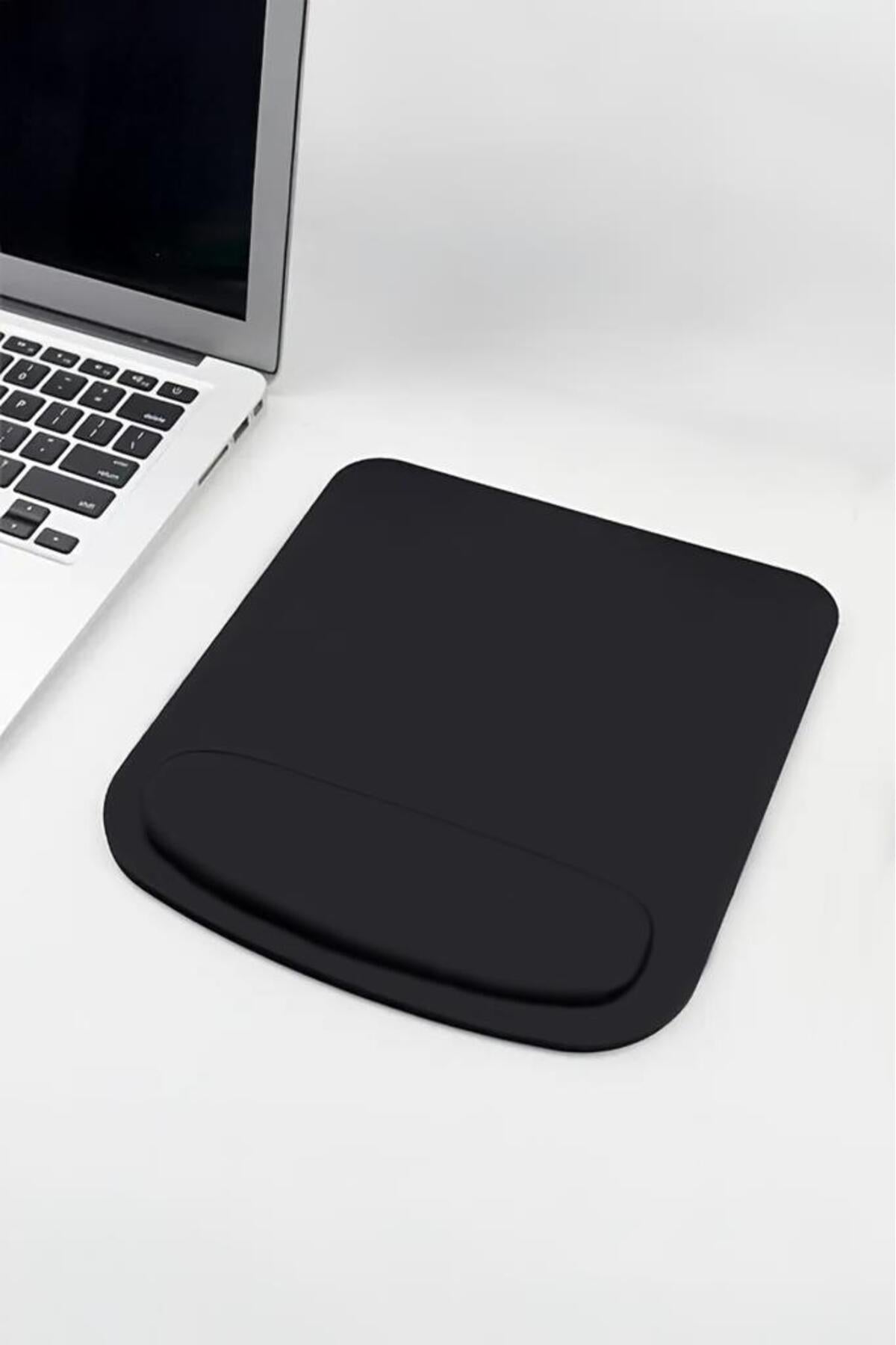 LMMESO01 | ERGOSOFT Kare Bilek Destekli Konfor Kaymaz Ergonomik Mouse Pad Siyah