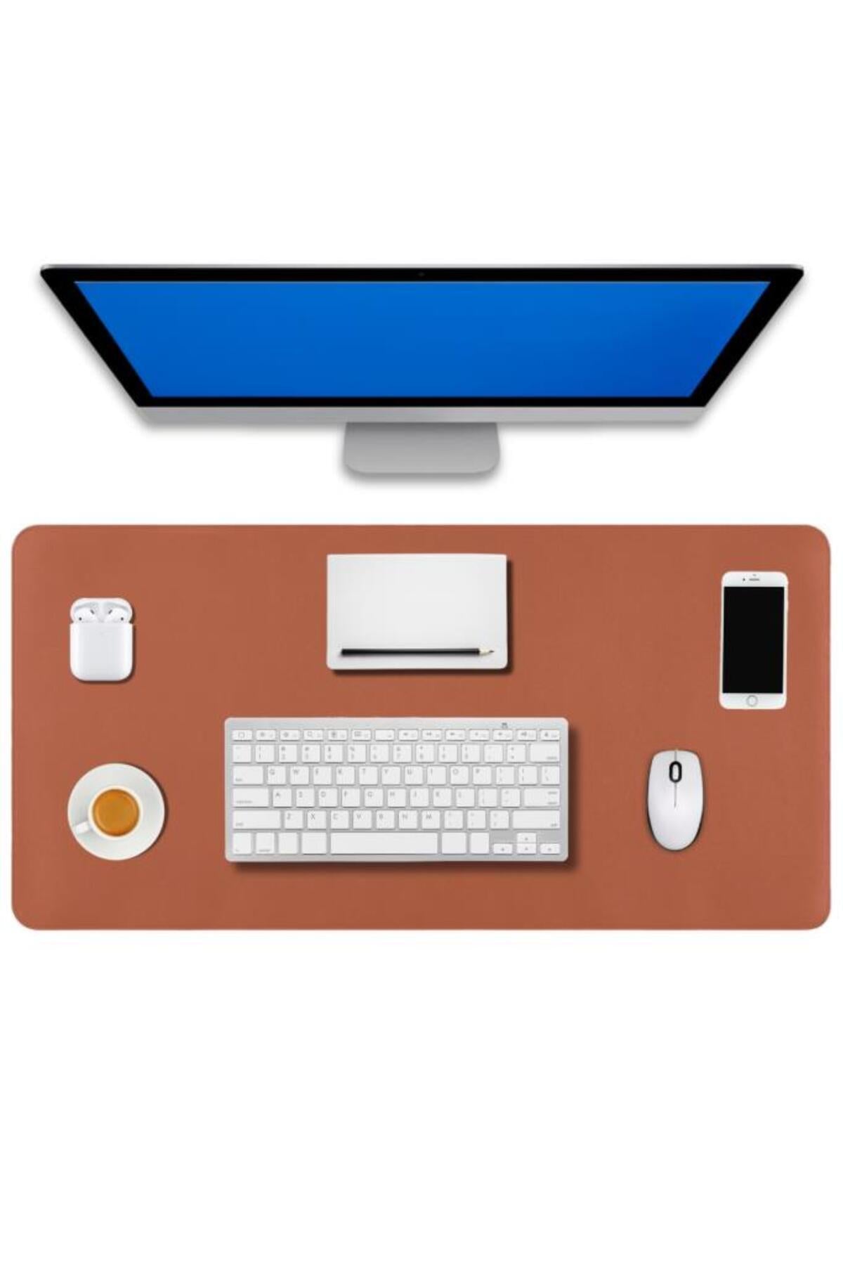 90x40 Xl Deri Mouse Pad,ofis Mouse Pad,masa Matı Sümen,konforlu Mouse Pad,çift Yönlü Mouse Pad