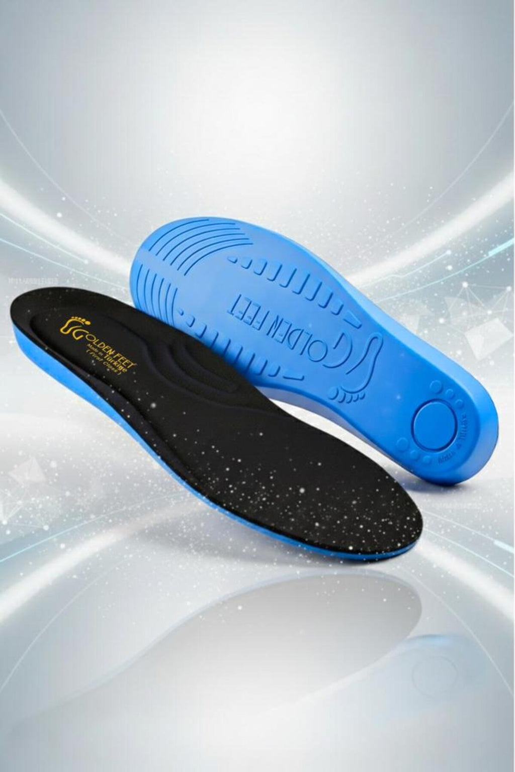 Golden Feet Memory Foam Ortopedik Tabanlık Rahat Yumuşak Konforlu Destekli Günlük Spor Erkek Kadın