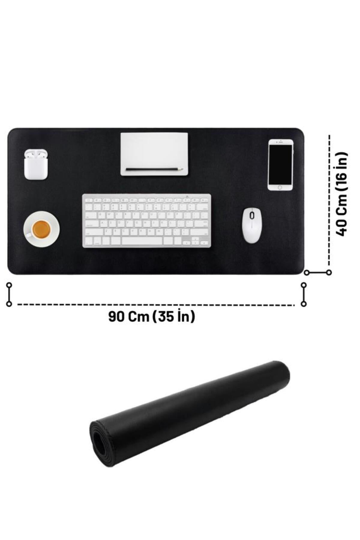 90x40 Xl Deri Mouse Pad,ofis Mouse Pad,masa Matı Sümen,konforlu Mouse Pad,çift Yönlü Mouse Pad