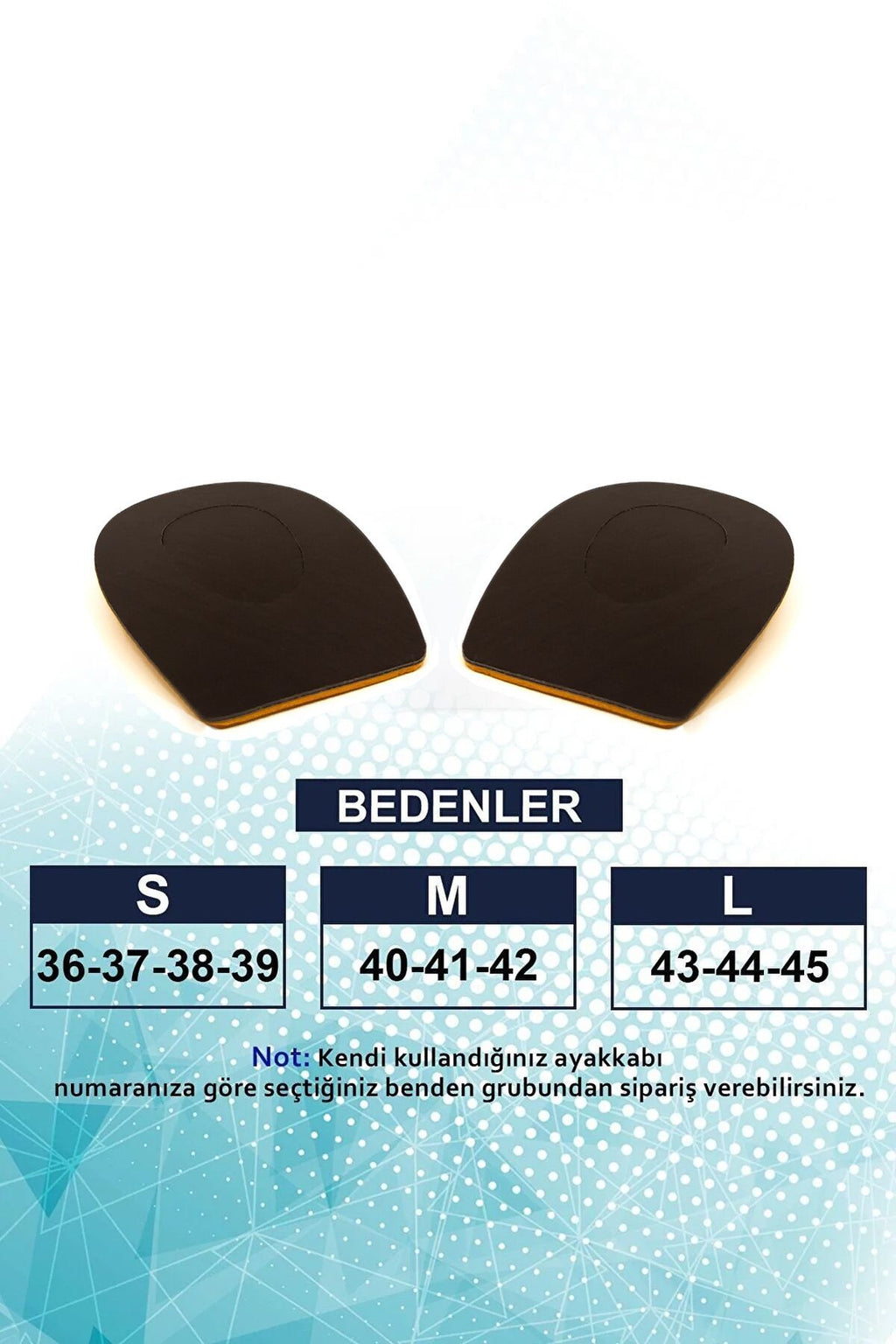 Heel Relief Deri Topuk Dikeni Tabanlık,Topuk Yumuşatıcı İç Taban,Gizli Topuk Dikeni Taban Kahverengi