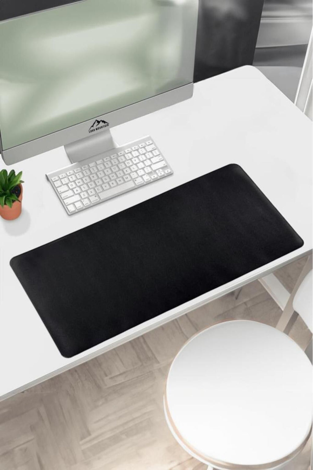 70x30 L Deri Mouse Pad,ofis Mouse Pad,masa Matı Sümen,konforlu Mouse Pad,çift Yönlü Mouse Pad,siyah